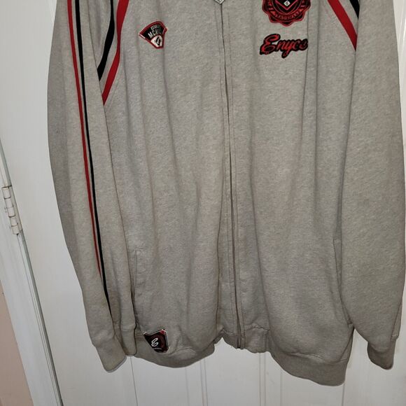 Enyce Heavyweight Track Full Zip Jacket Grey Lined Excellent Used Condition 3xl - Picture 16 of 16